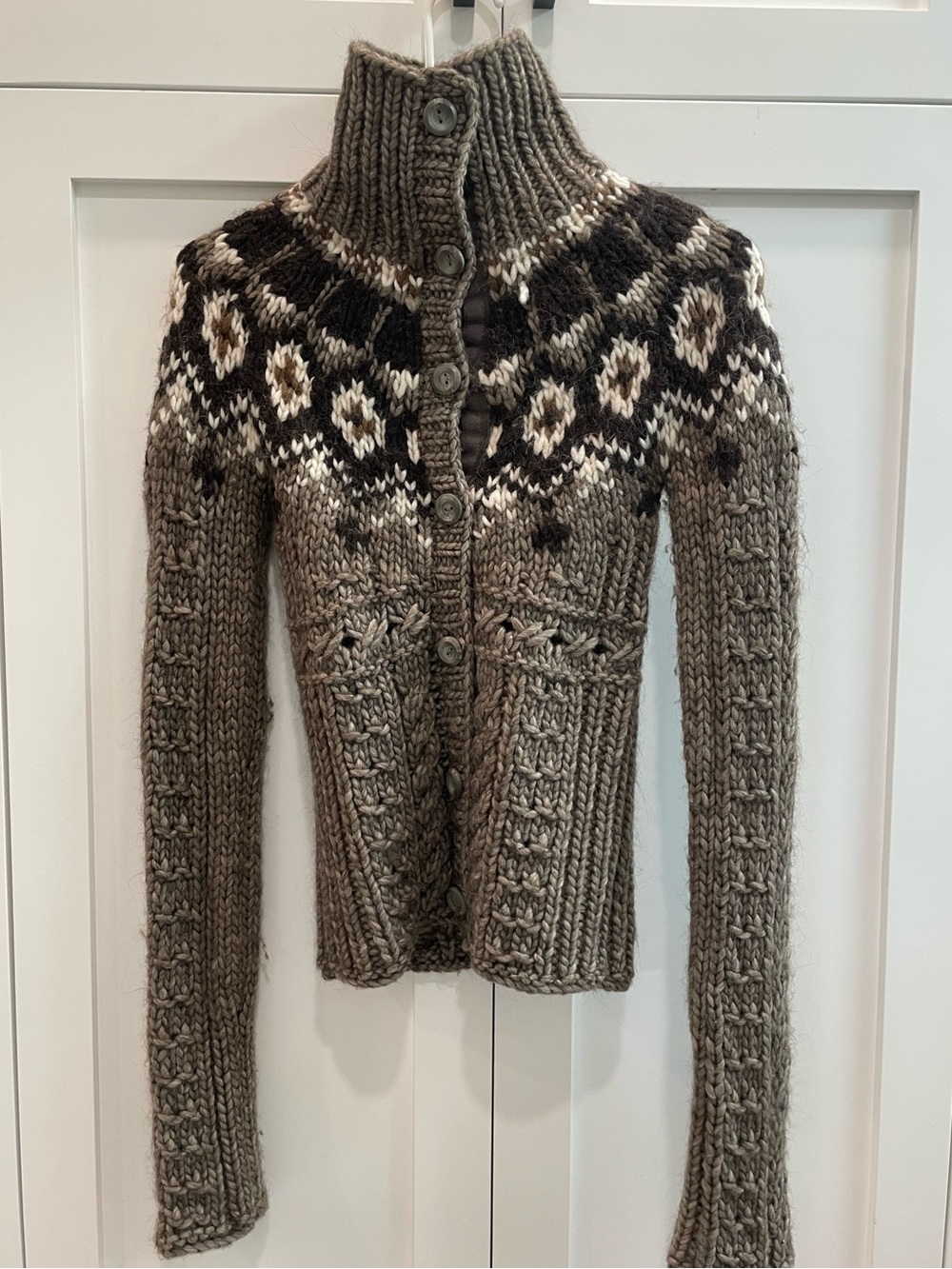 Abercrombie & Fitch Wool Blend Fairisle Sweater